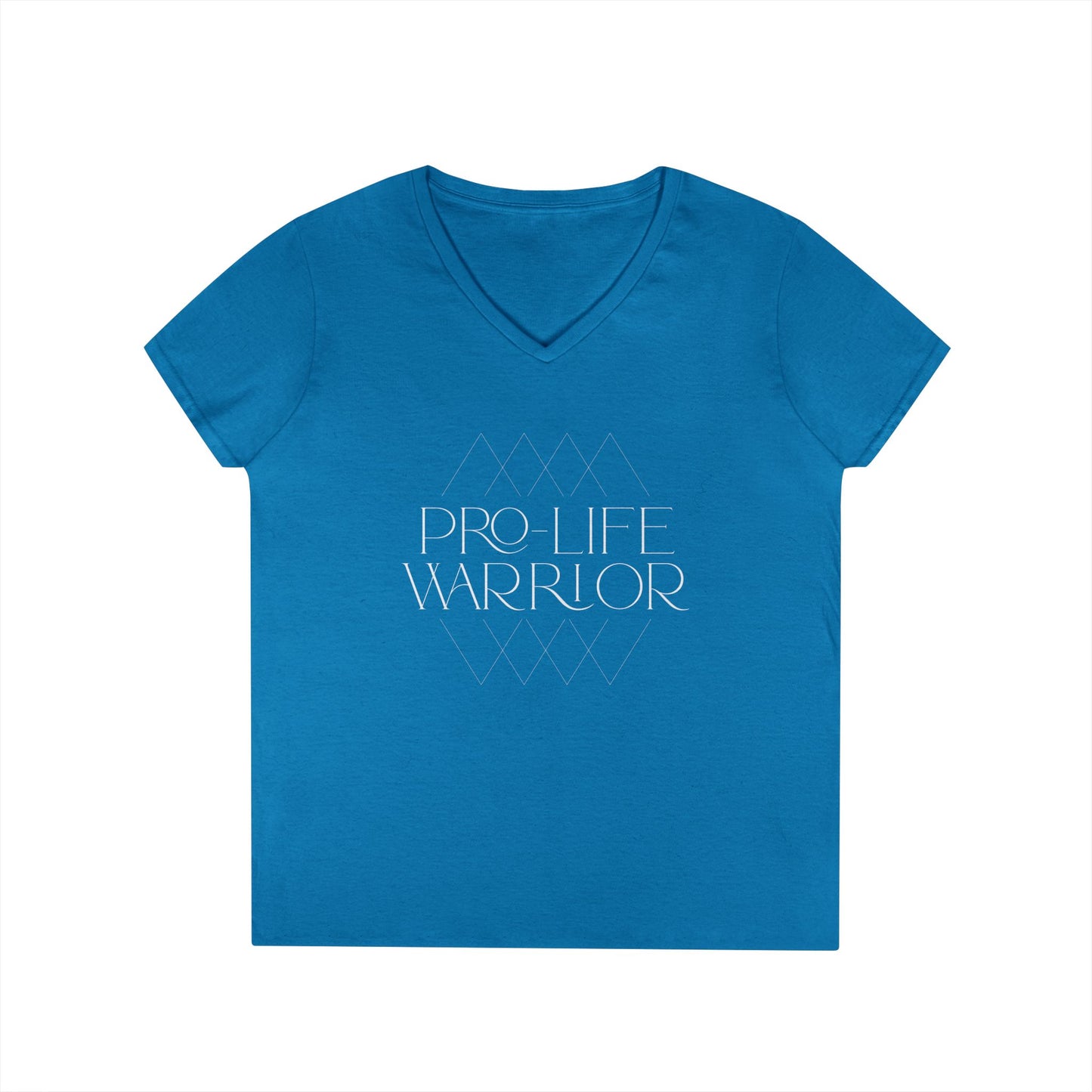 Pro Life Warrior V-Neck T-Shirt