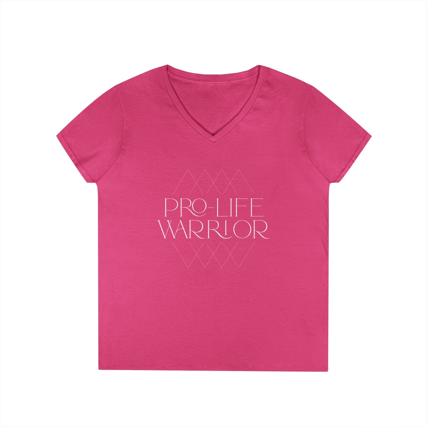 Pro Life Warrior V-Neck T-Shirt