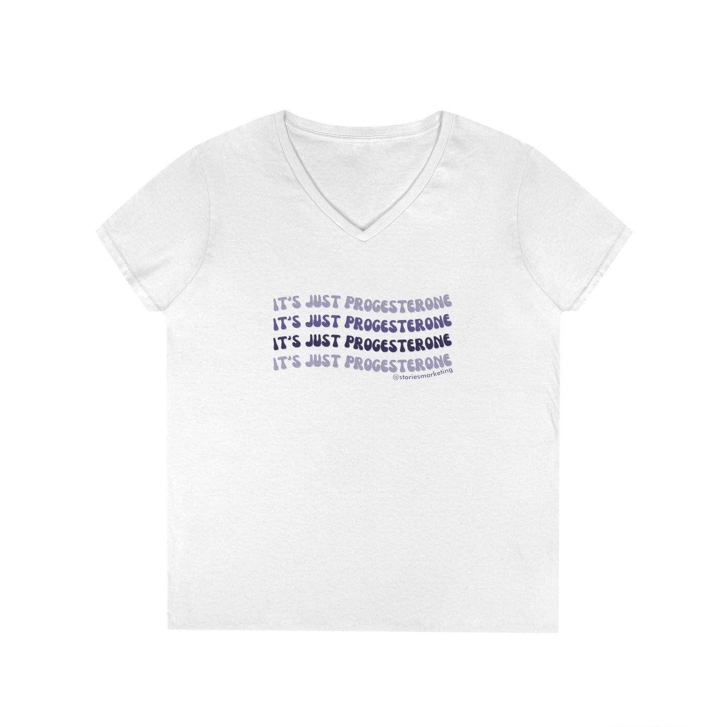 Progesterone V-Neck T-Shirt