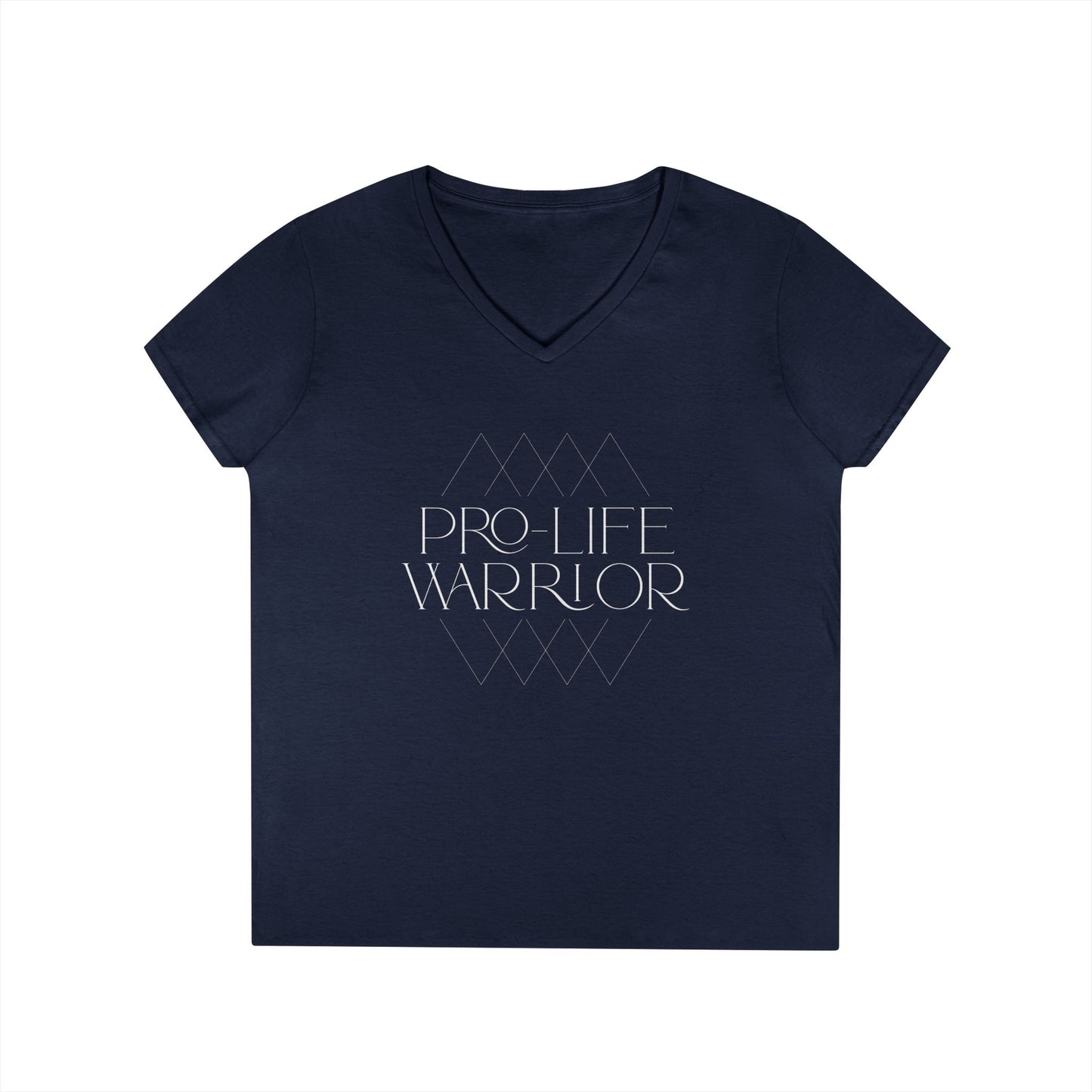 Pro Life Warrior V-Neck T-Shirt