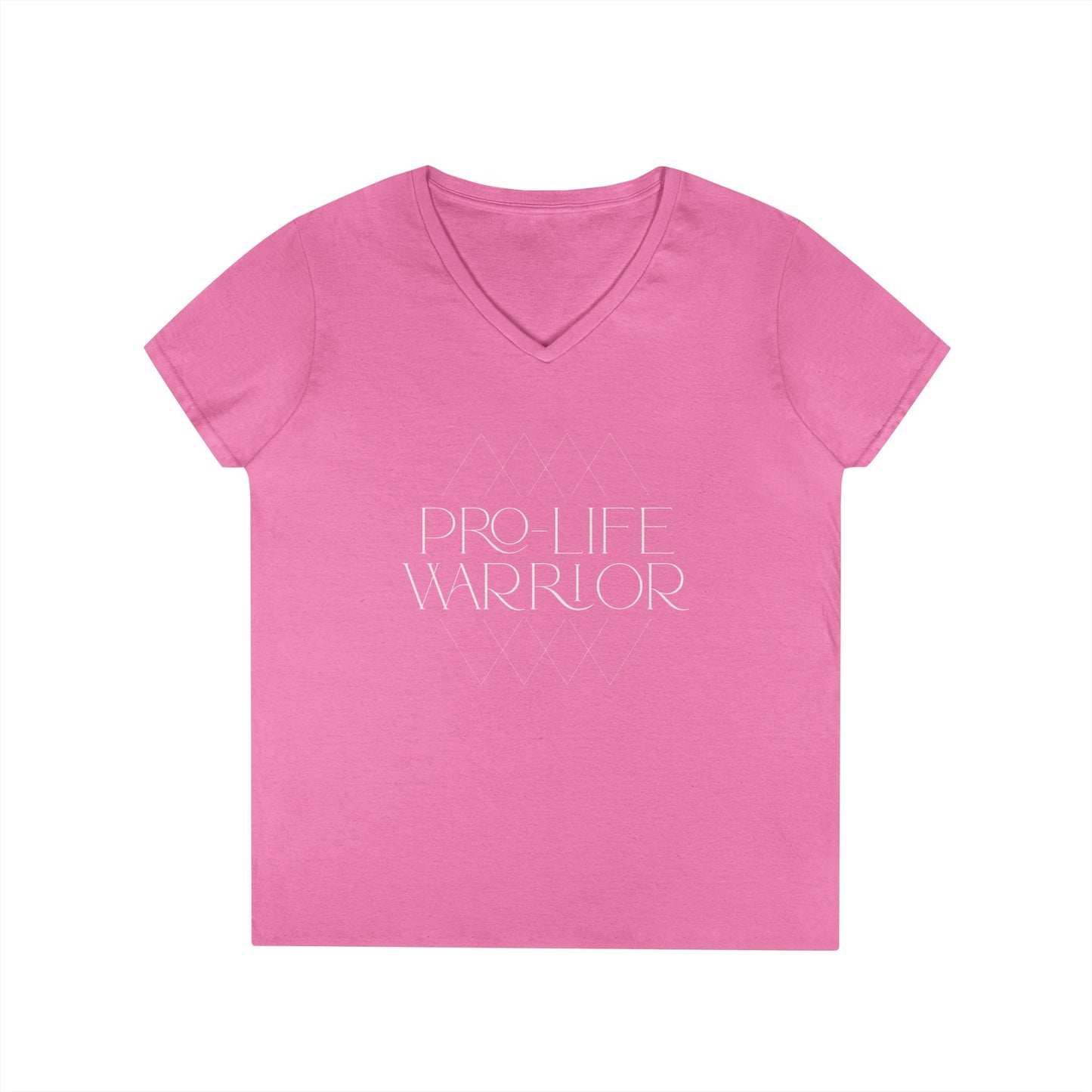 Pro Life Warrior V-Neck T-Shirt