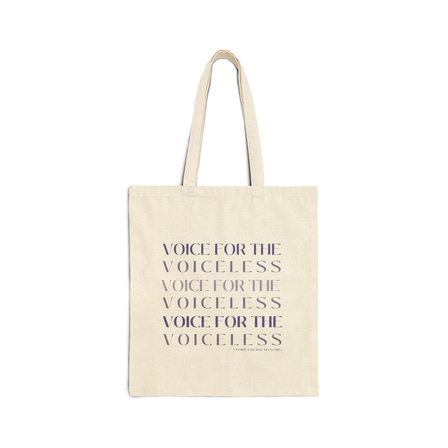 Voice for the Voiceless Tote Bag