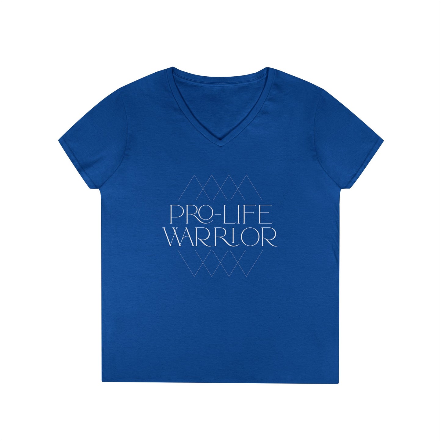 Pro Life Warrior V-Neck T-Shirt