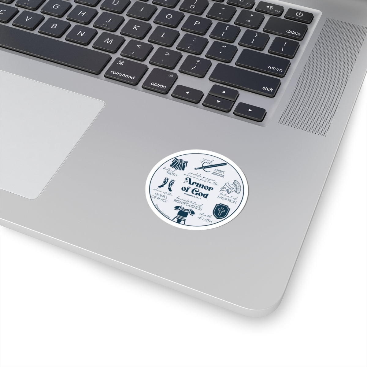 Armor of God Blue Sticker