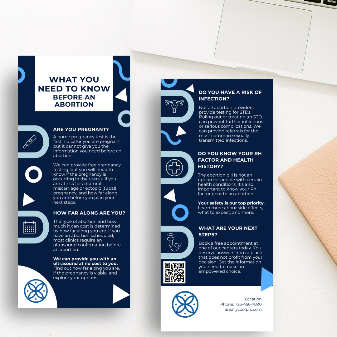 Pre-Abortion Safety Checklist | Rack Card