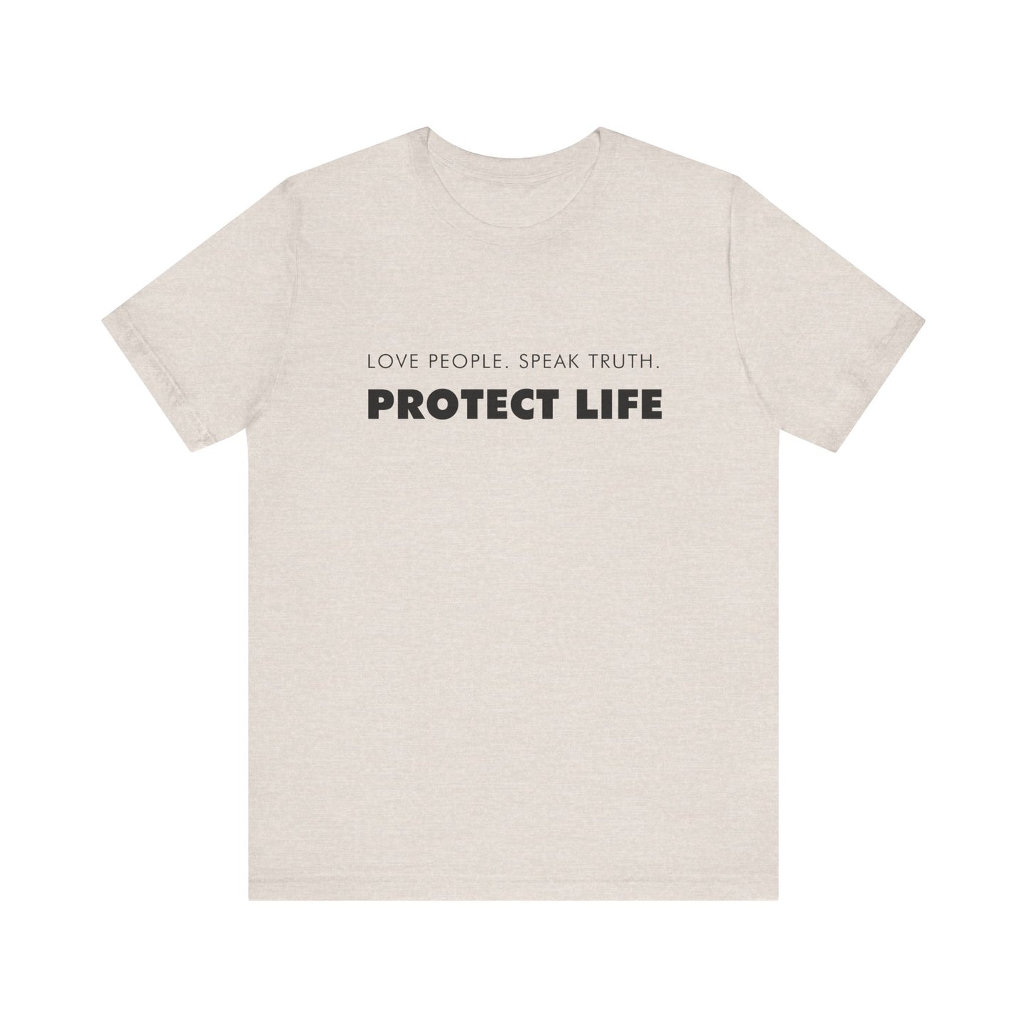Protect Life T-shirt Black