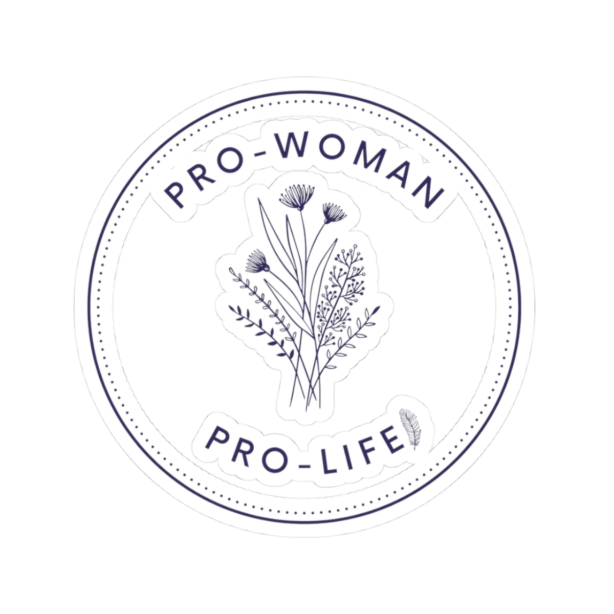 Pro-Woman Pro-Life Sticker