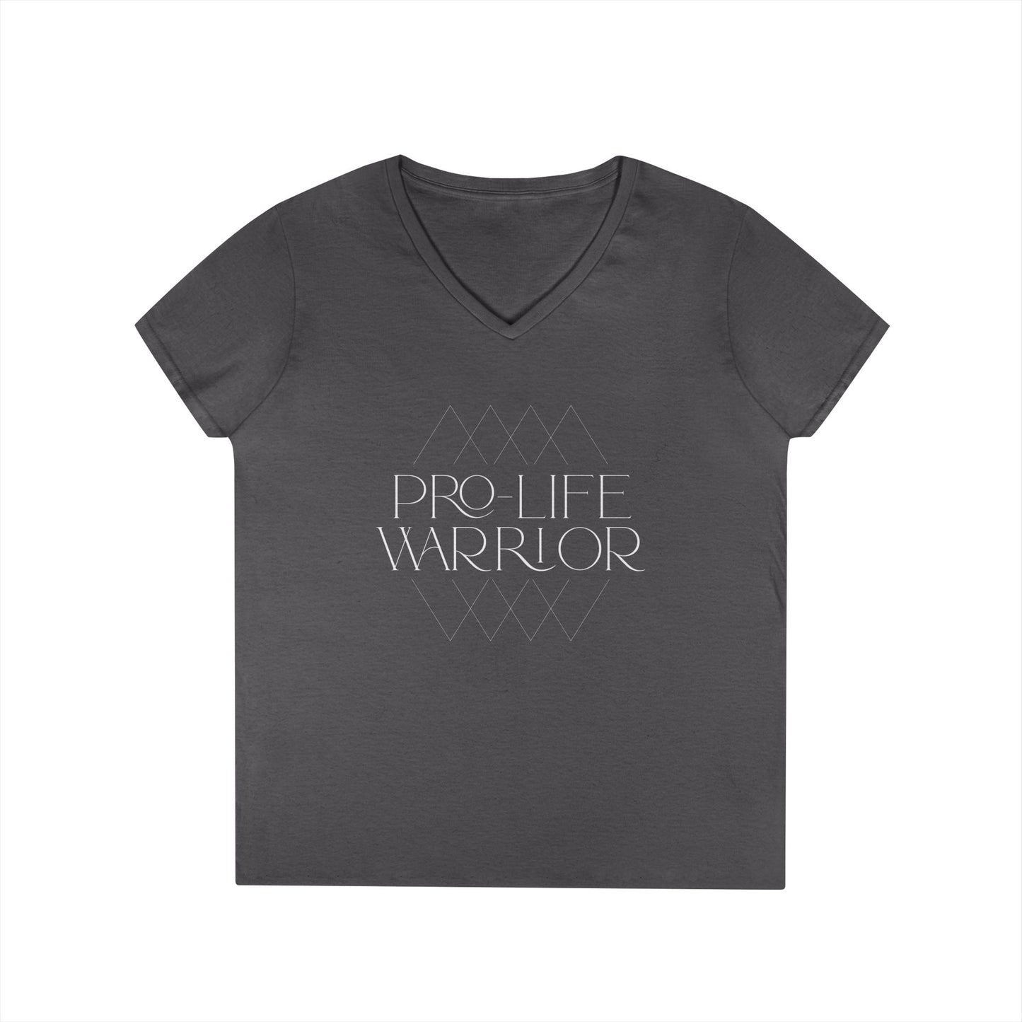 Pro Life Warrior V-Neck T-Shirt