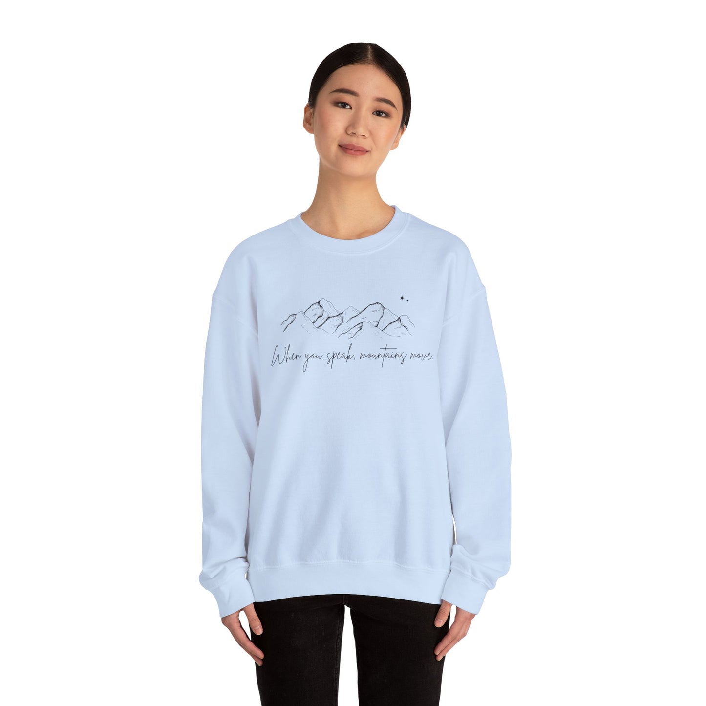 Move Mountains Crewneck Sweatshirt