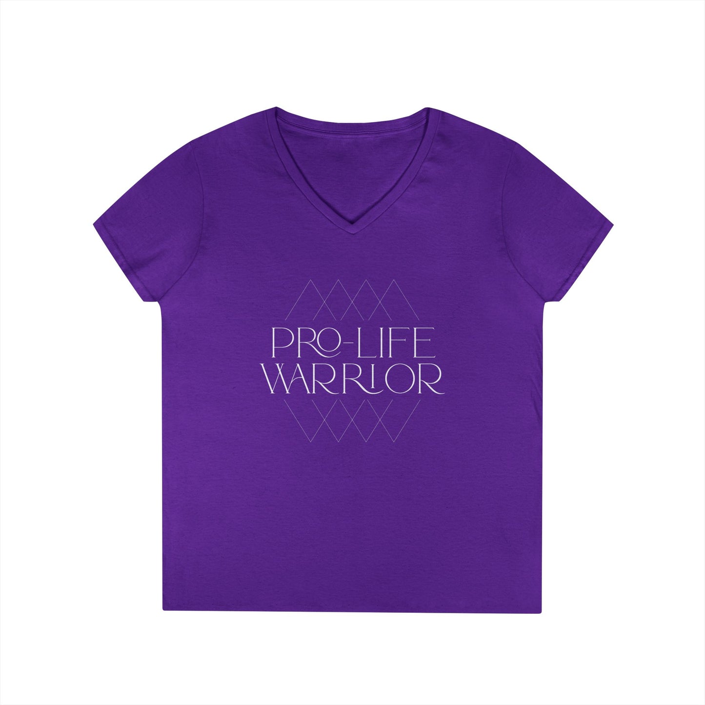 Pro Life Warrior V-Neck T-Shirt