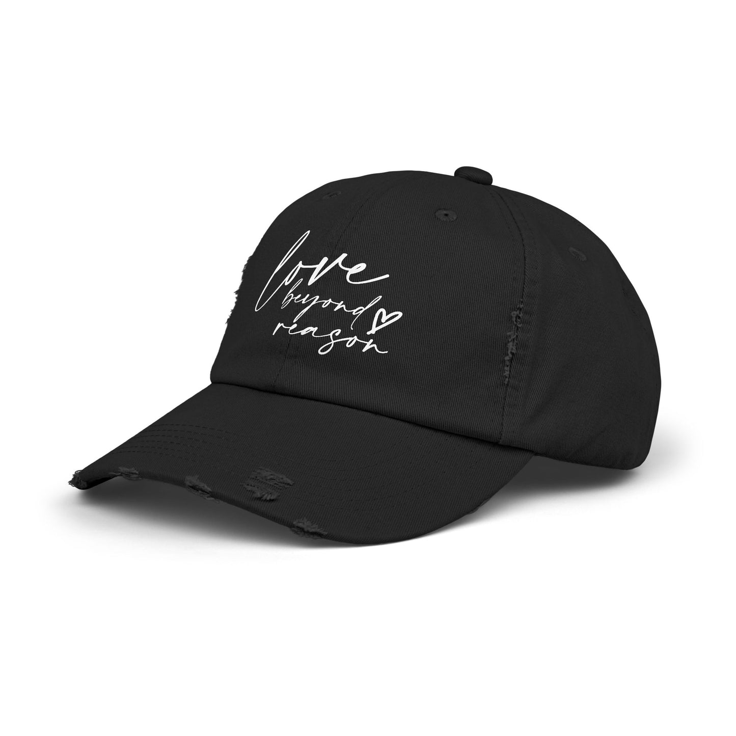 Love Beyond Reason Distressed Cap