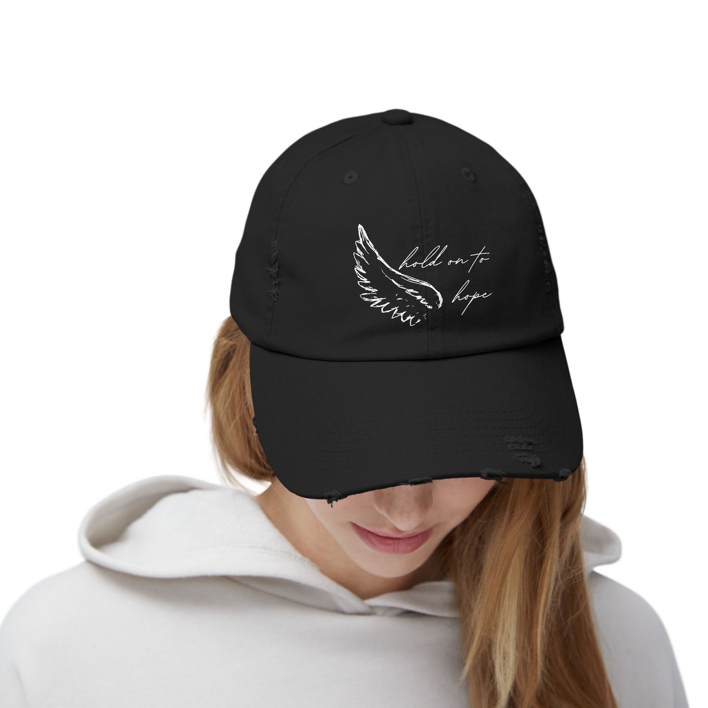 Hold on to Hope Distressed Cap