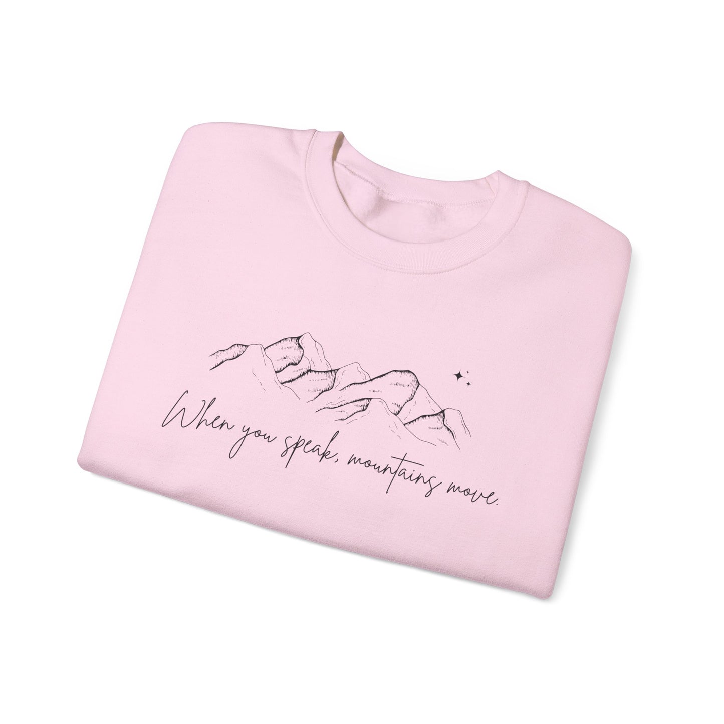 Move Mountains Crewneck Sweatshirt