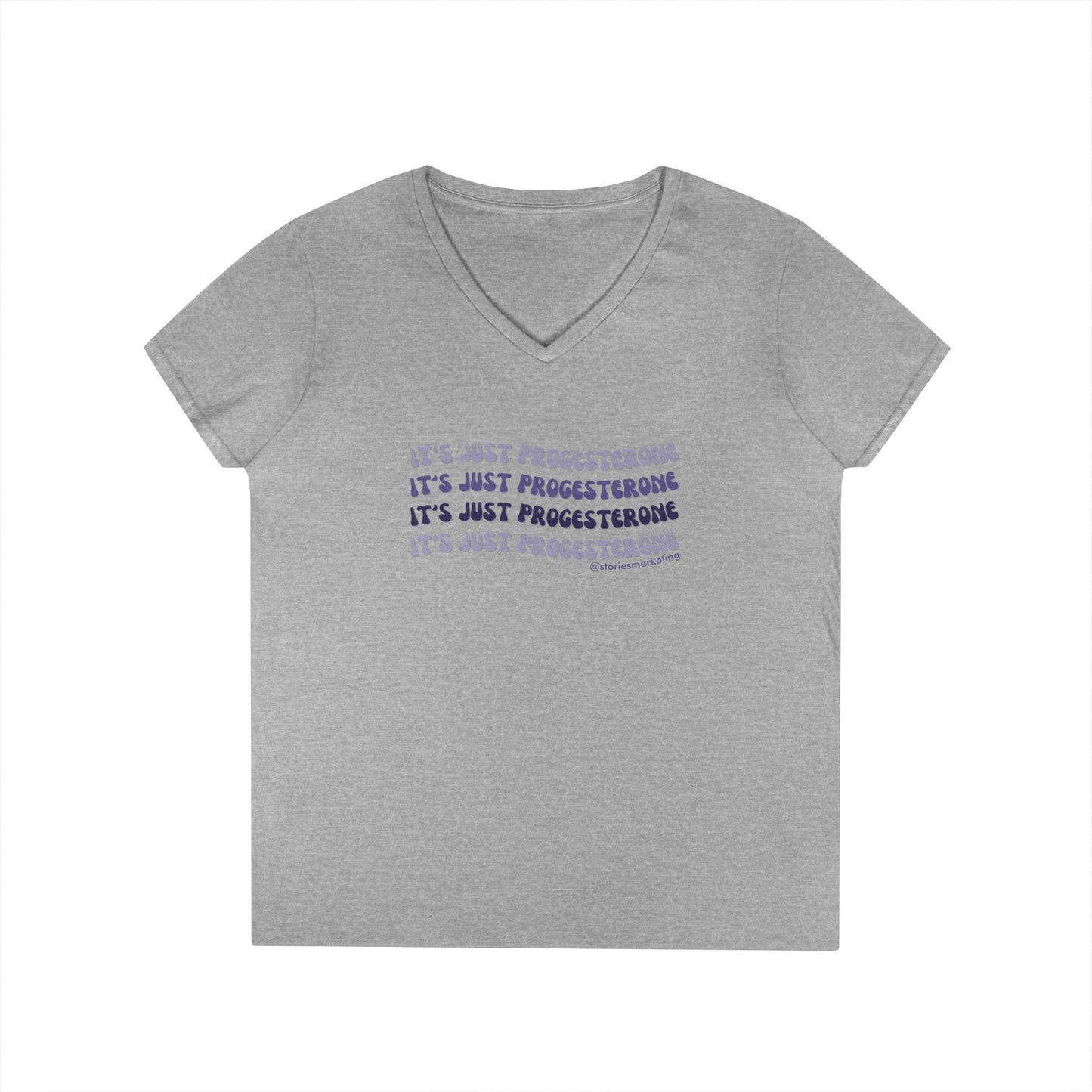 Progesterone V-Neck T-Shirt