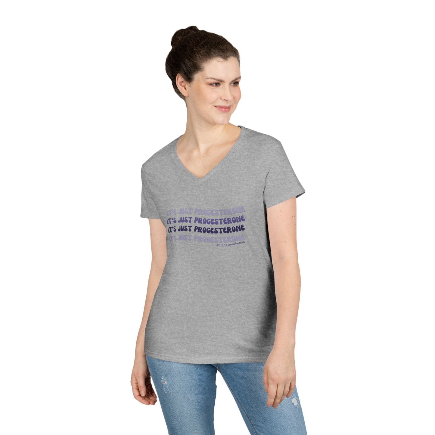 Progesterone V-Neck T-Shirt
