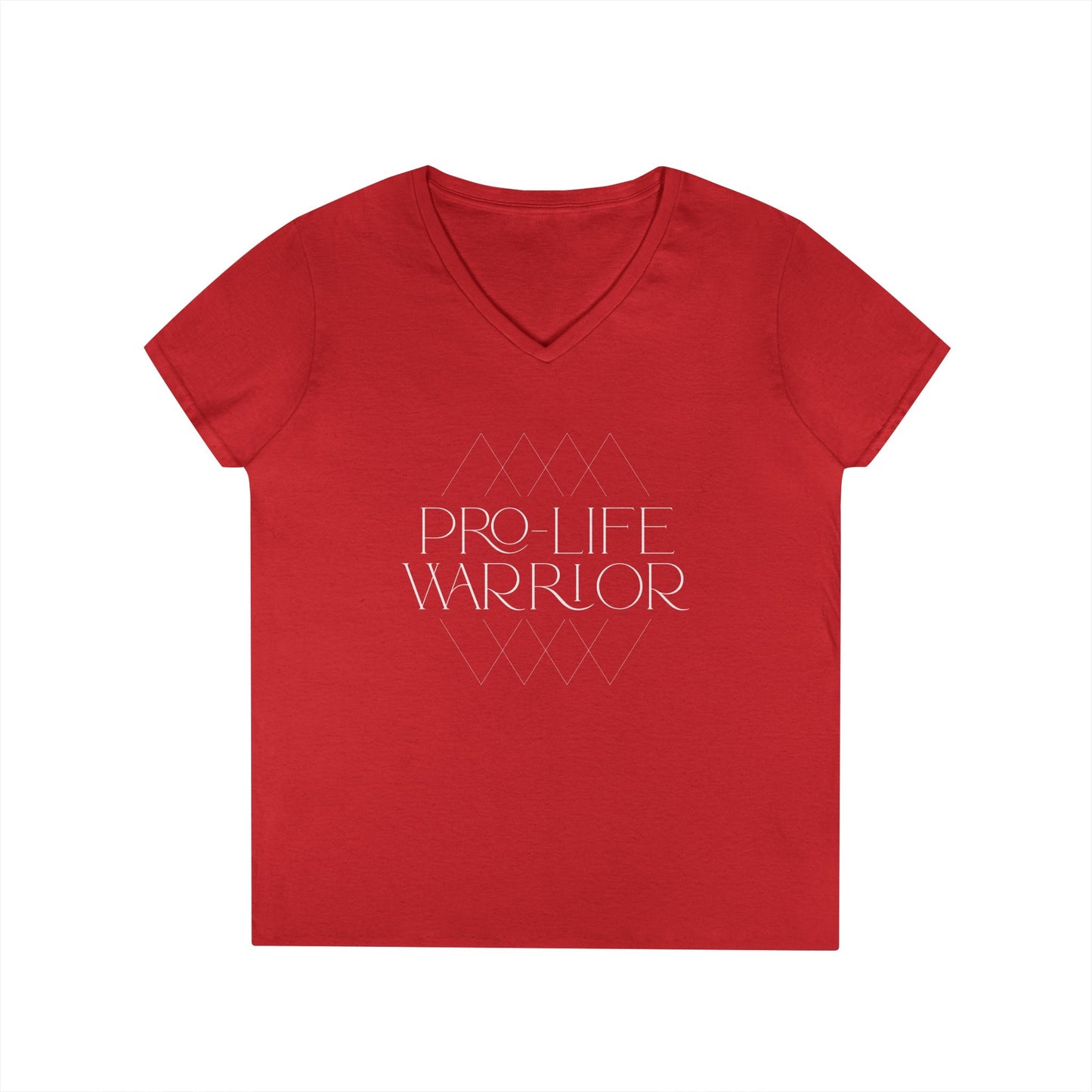 Pro Life Warrior V-Neck T-Shirt