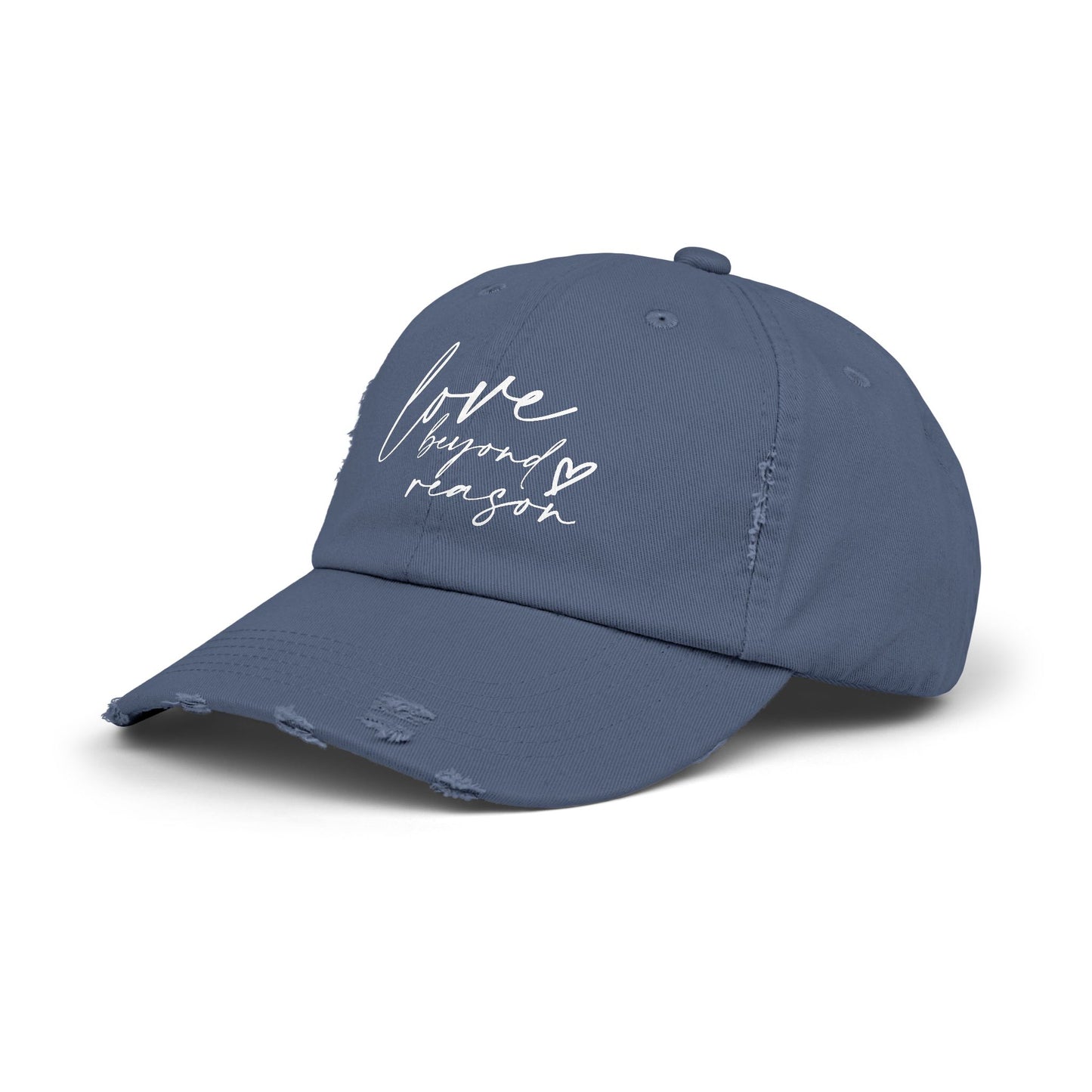 Love Beyond Reason Distressed Cap