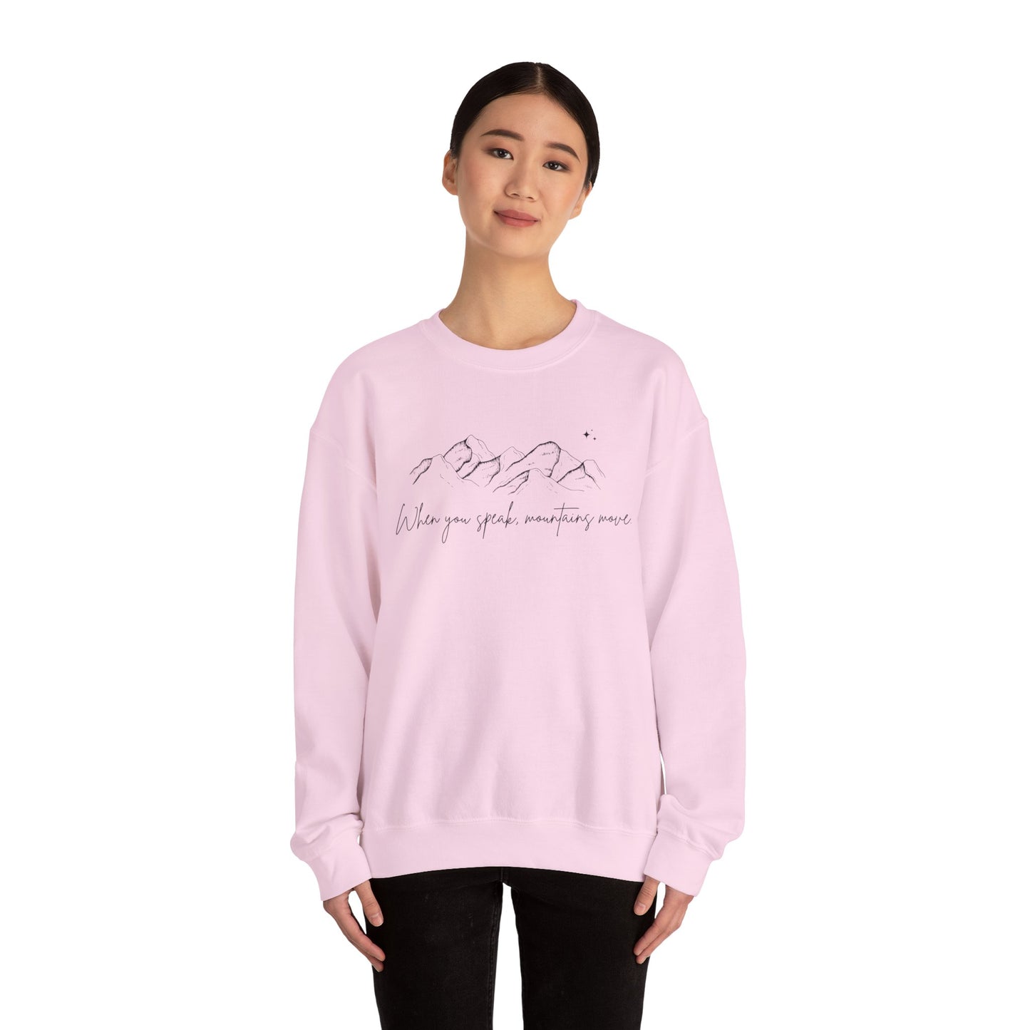 Move Mountains Crewneck Sweatshirt