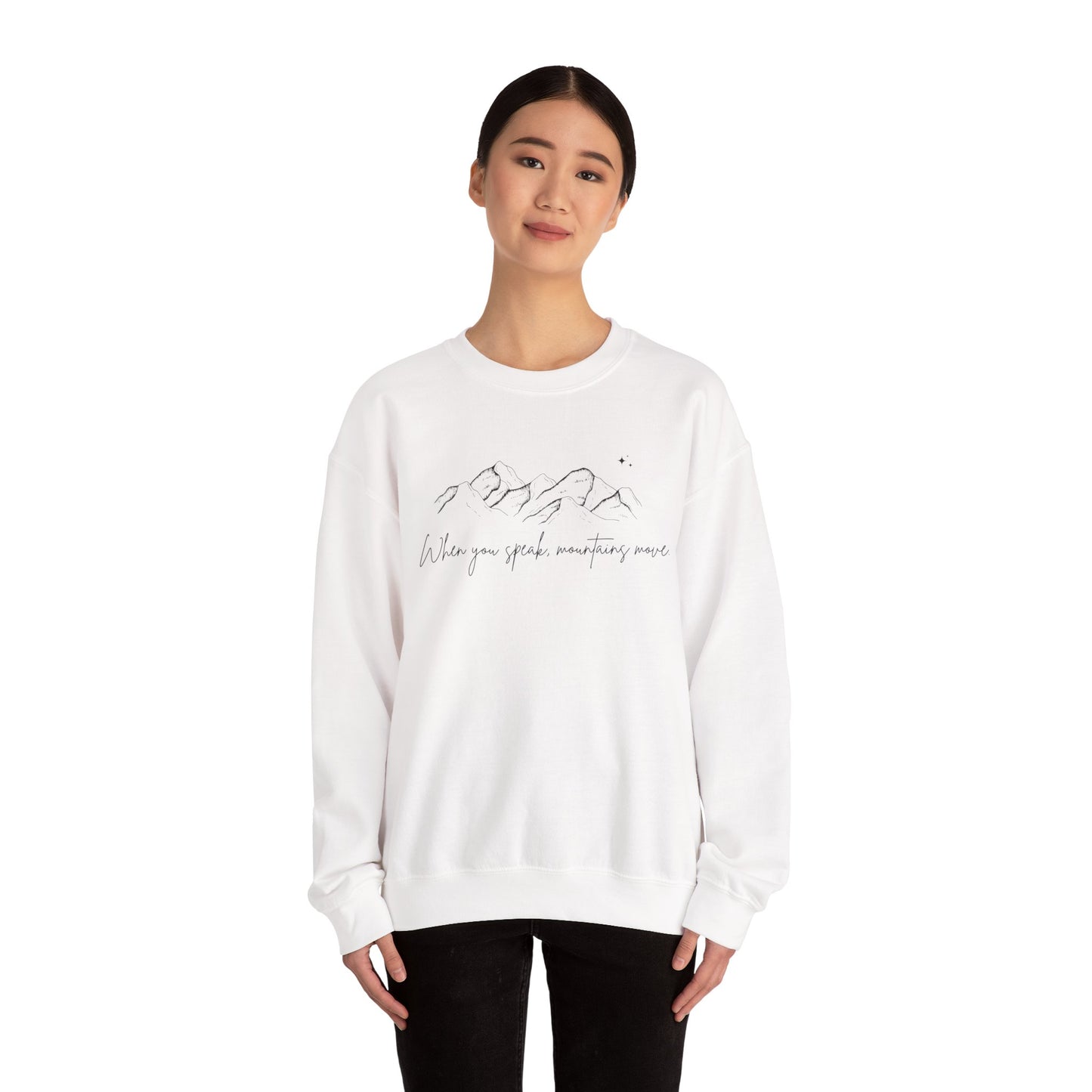 Move Mountains Crewneck Sweatshirt