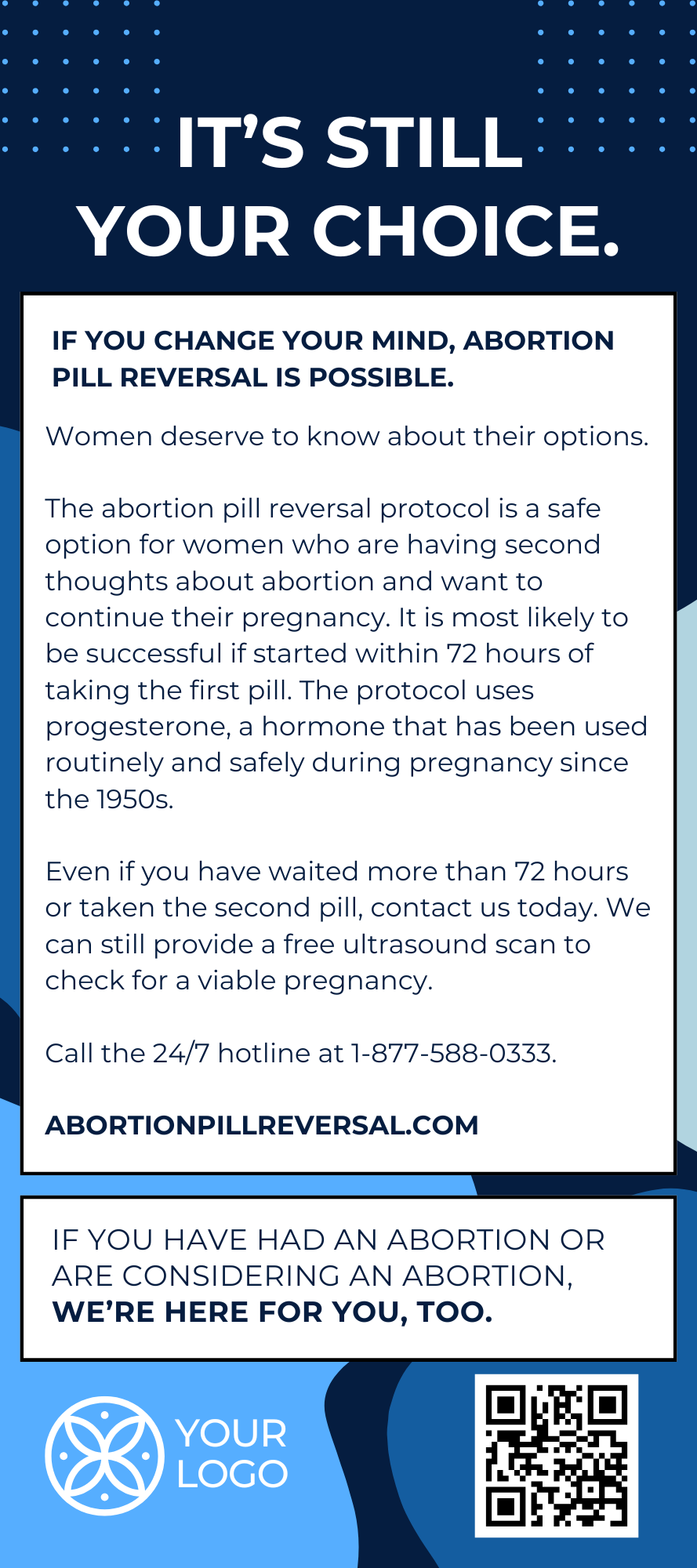 Abortion Pill Reversal Rack Card