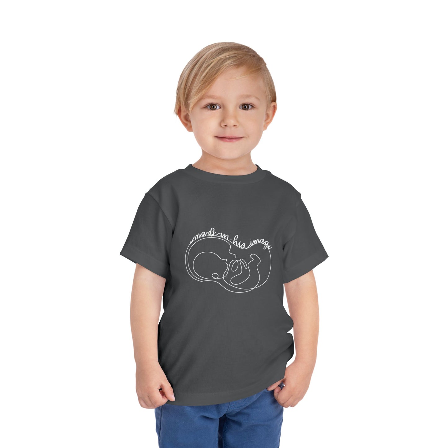 Made in His Image Toddler Short Sleeve Tee
