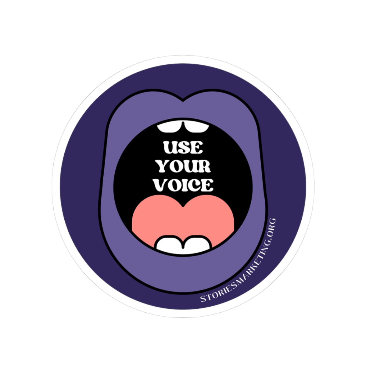 Use Your Voice Sticker