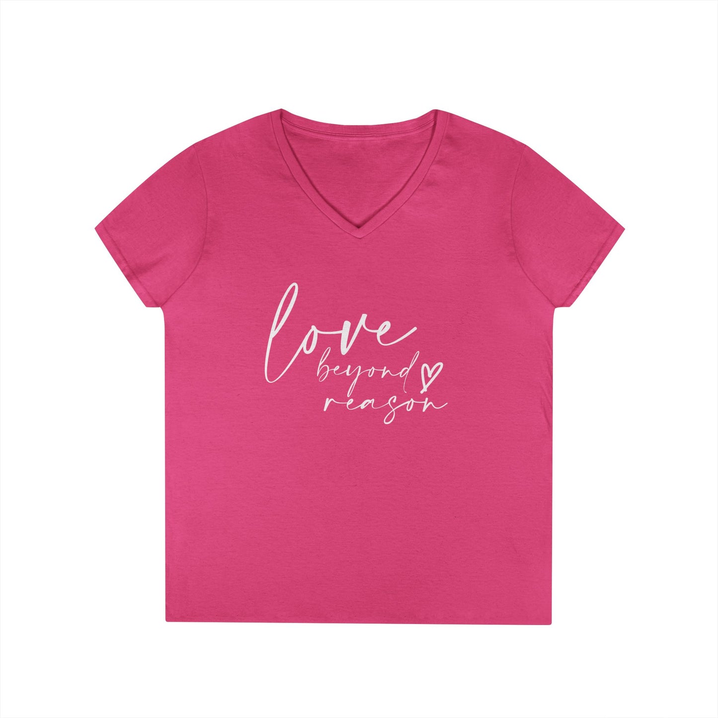Love Beyond Reason V-Neck T-Shirt