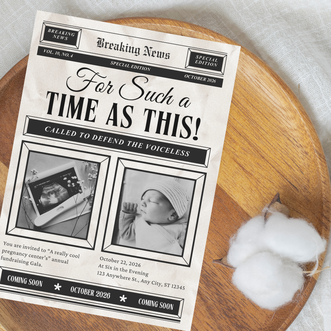 For Such a Time as This Event Flyer (Portrait/Vertical)