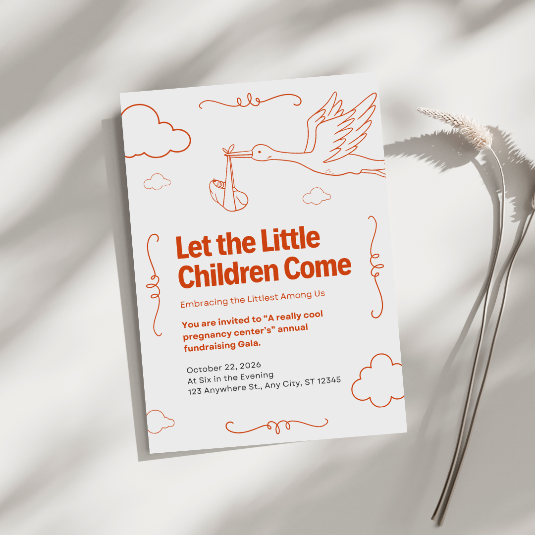 Let The Little Children Come Event Flyer (Portrait/Vertical)
