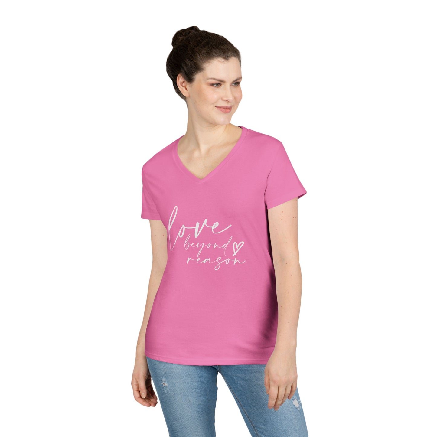 Love Beyond Reason V-Neck T-Shirt