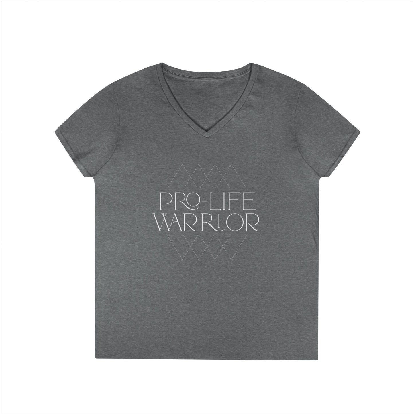Pro Life Warrior V-Neck T-Shirt