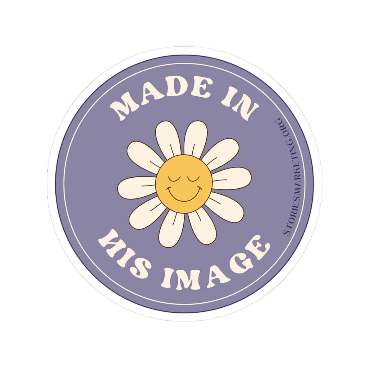 Made in His Image Sticker
