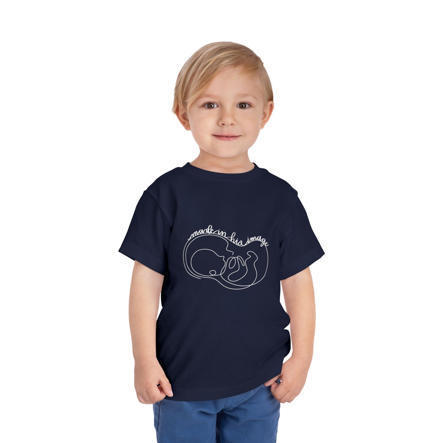 Made in His Image Toddler Short Sleeve Tee