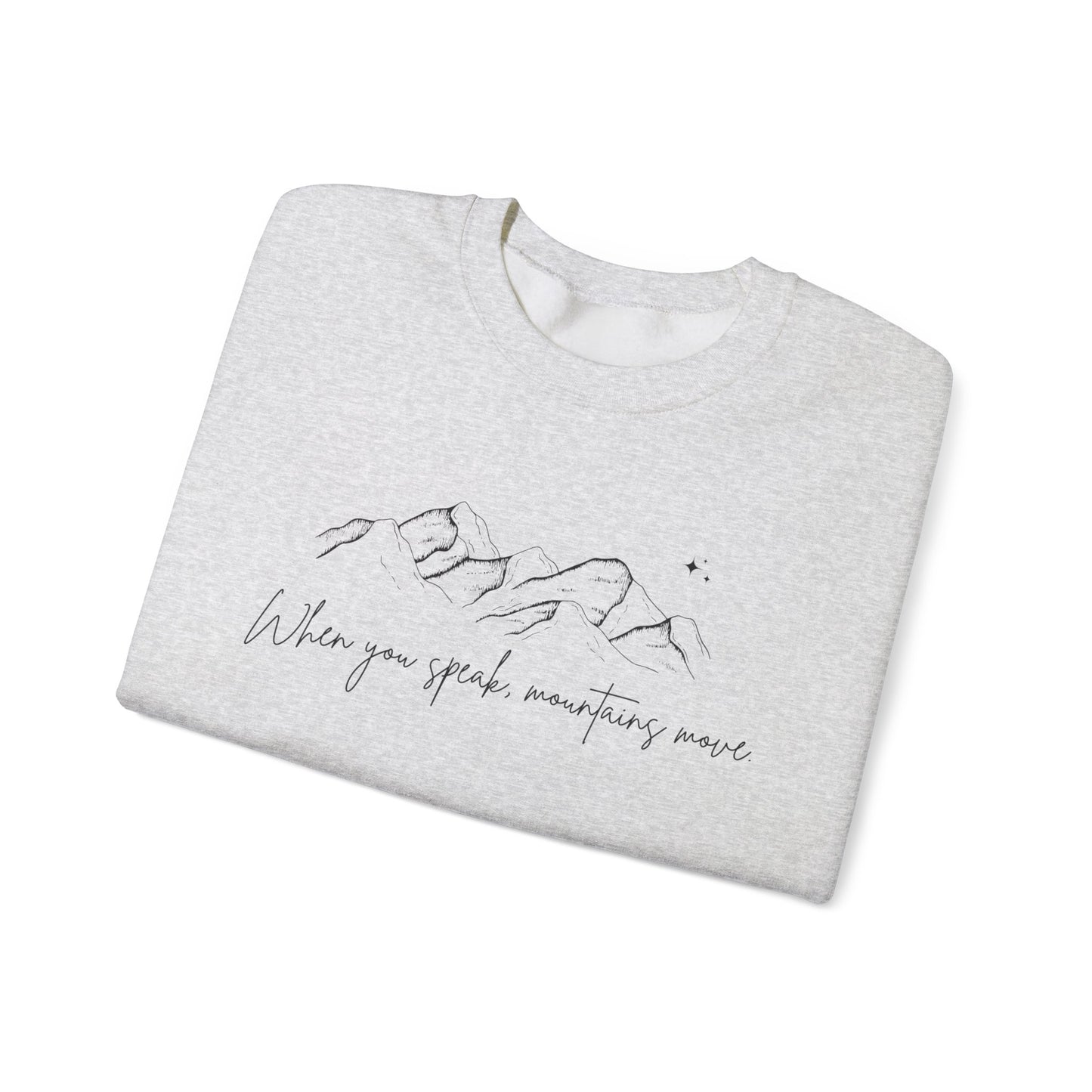 Move Mountains Crewneck Sweatshirt