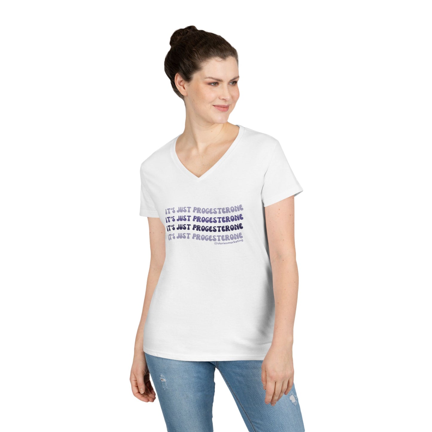 Progesterone V-Neck T-Shirt