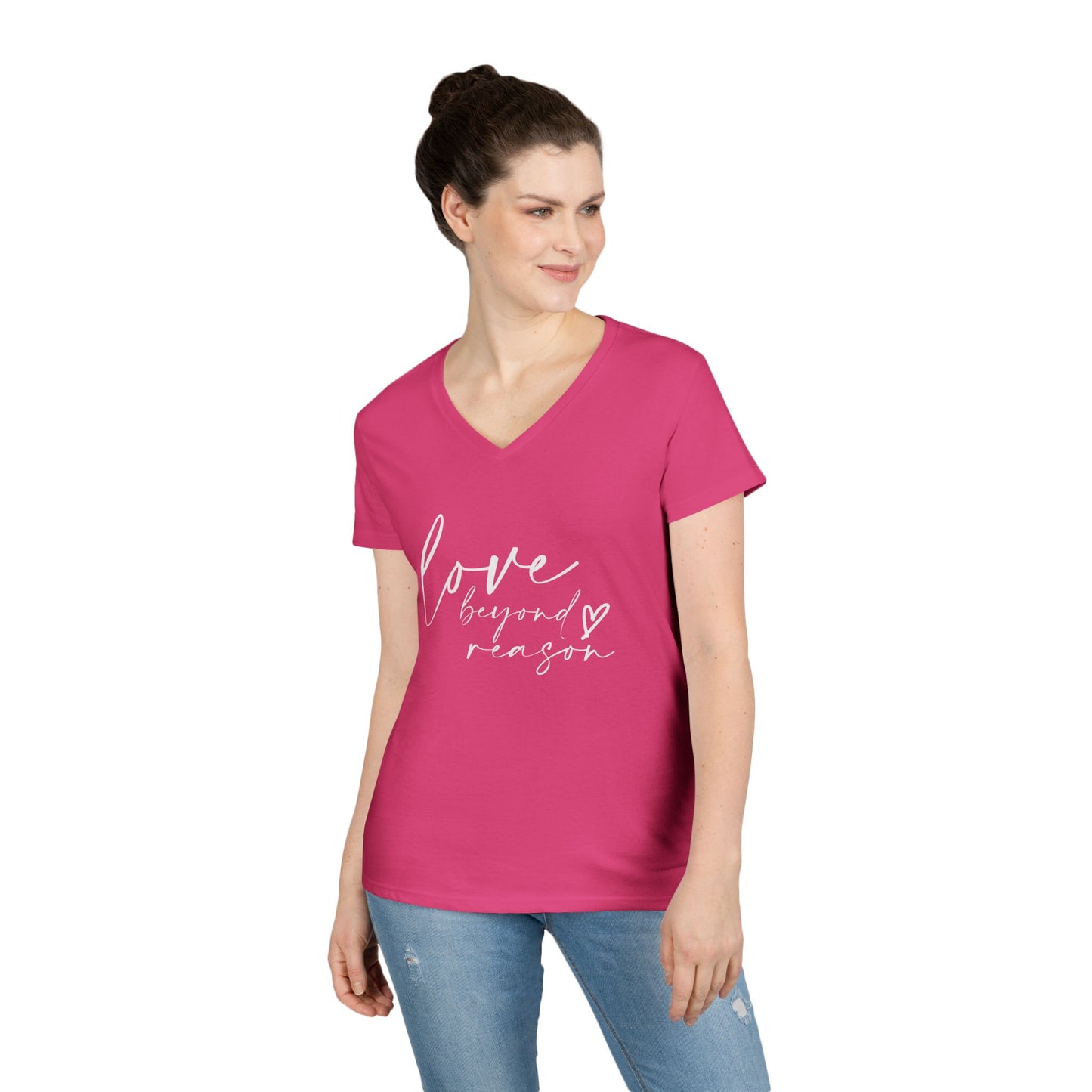Love Beyond Reason V-Neck T-Shirt