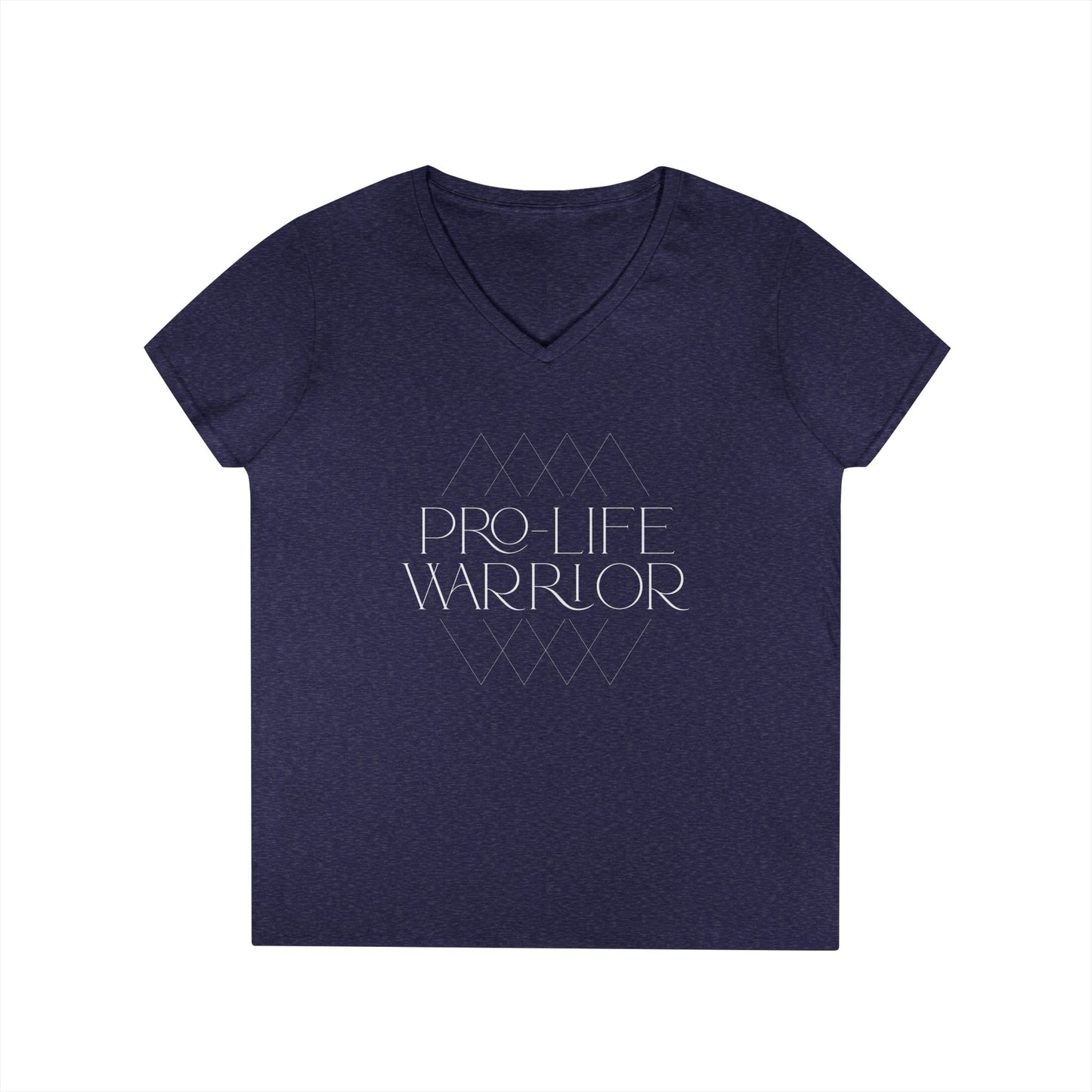 Pro Life Warrior V-Neck T-Shirt