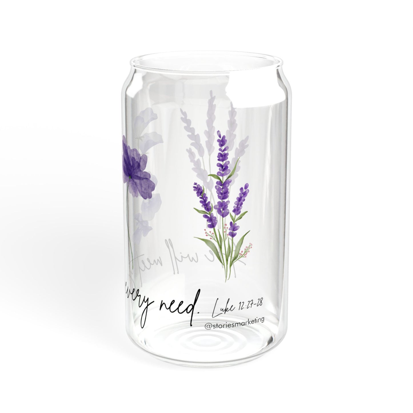 Your Every Need Sipper Glass, 16oz