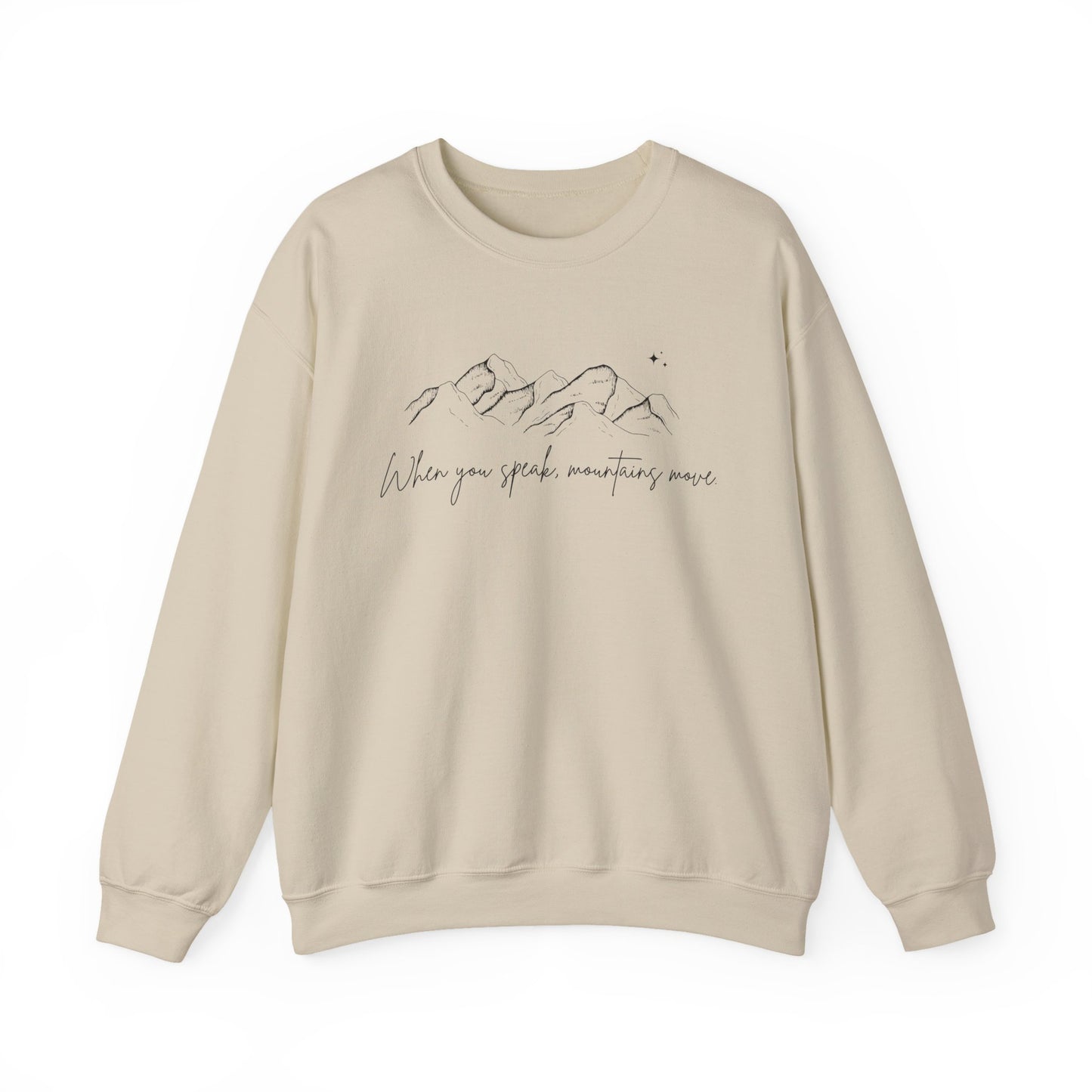 Move Mountains Crewneck Sweatshirt