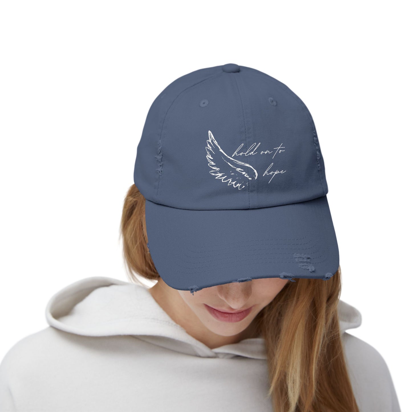 Hold on to Hope Distressed Cap