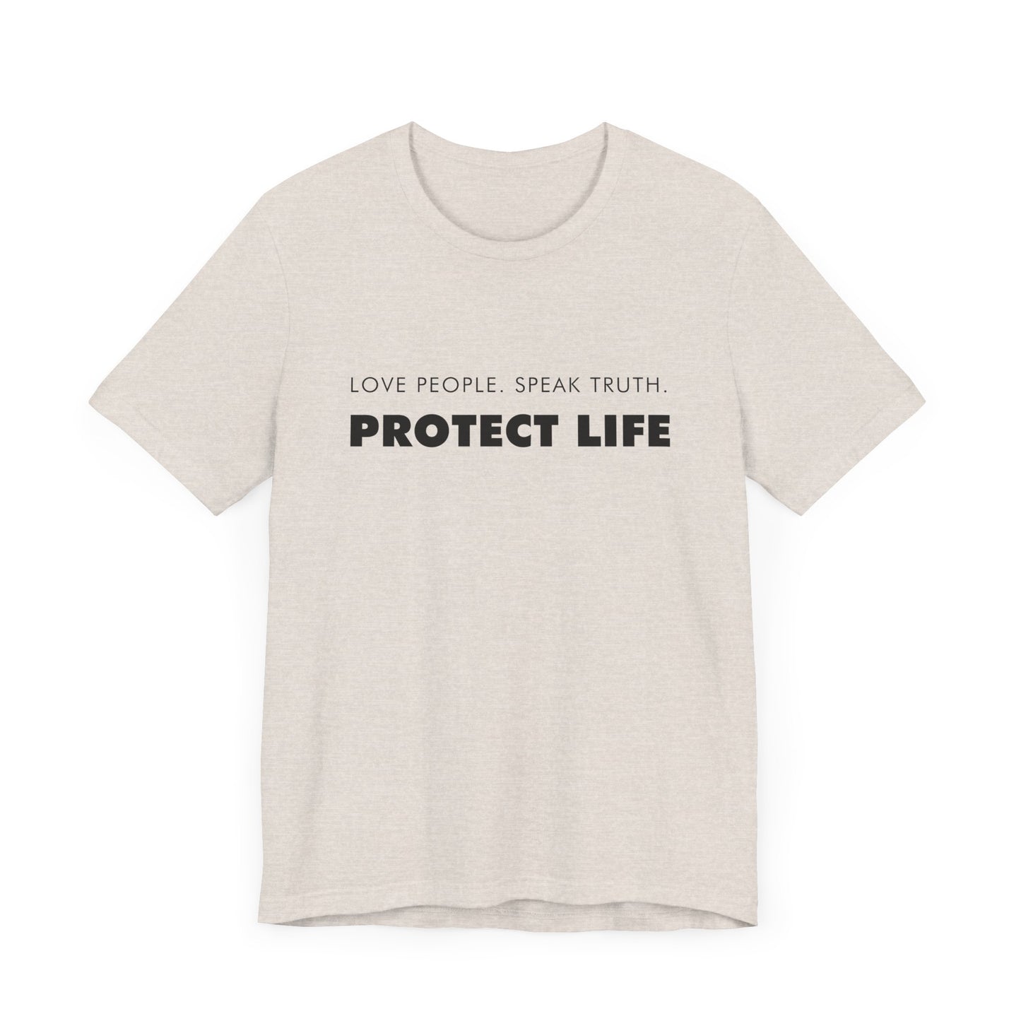 Protect Life T-shirt Black