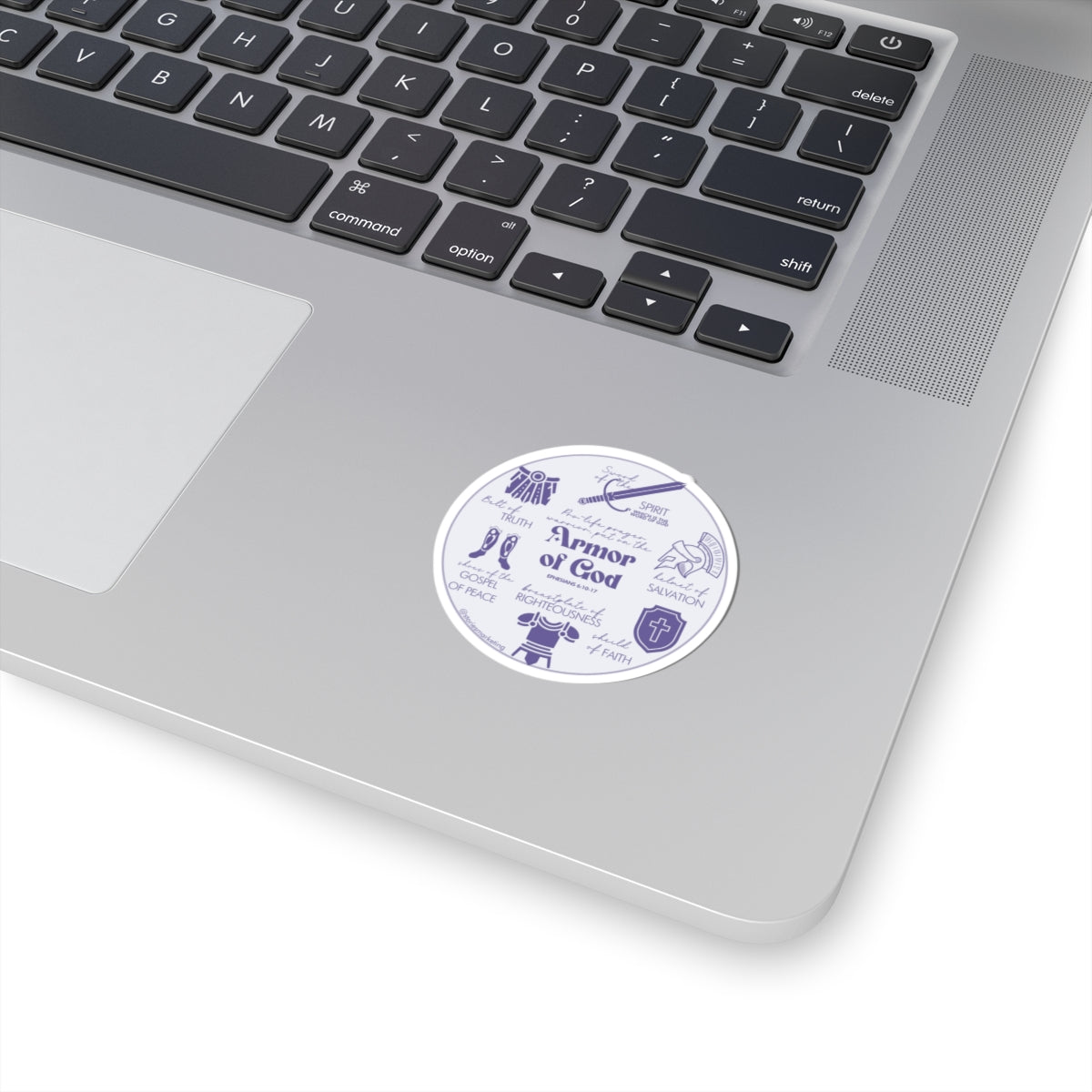 Armor of God Purple Sticker