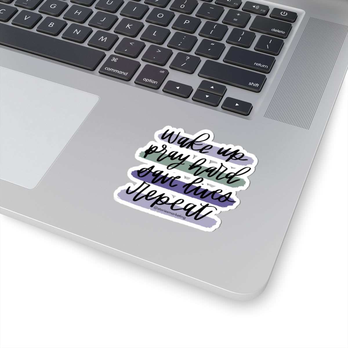 Wake Up, Pray Hard Stickers