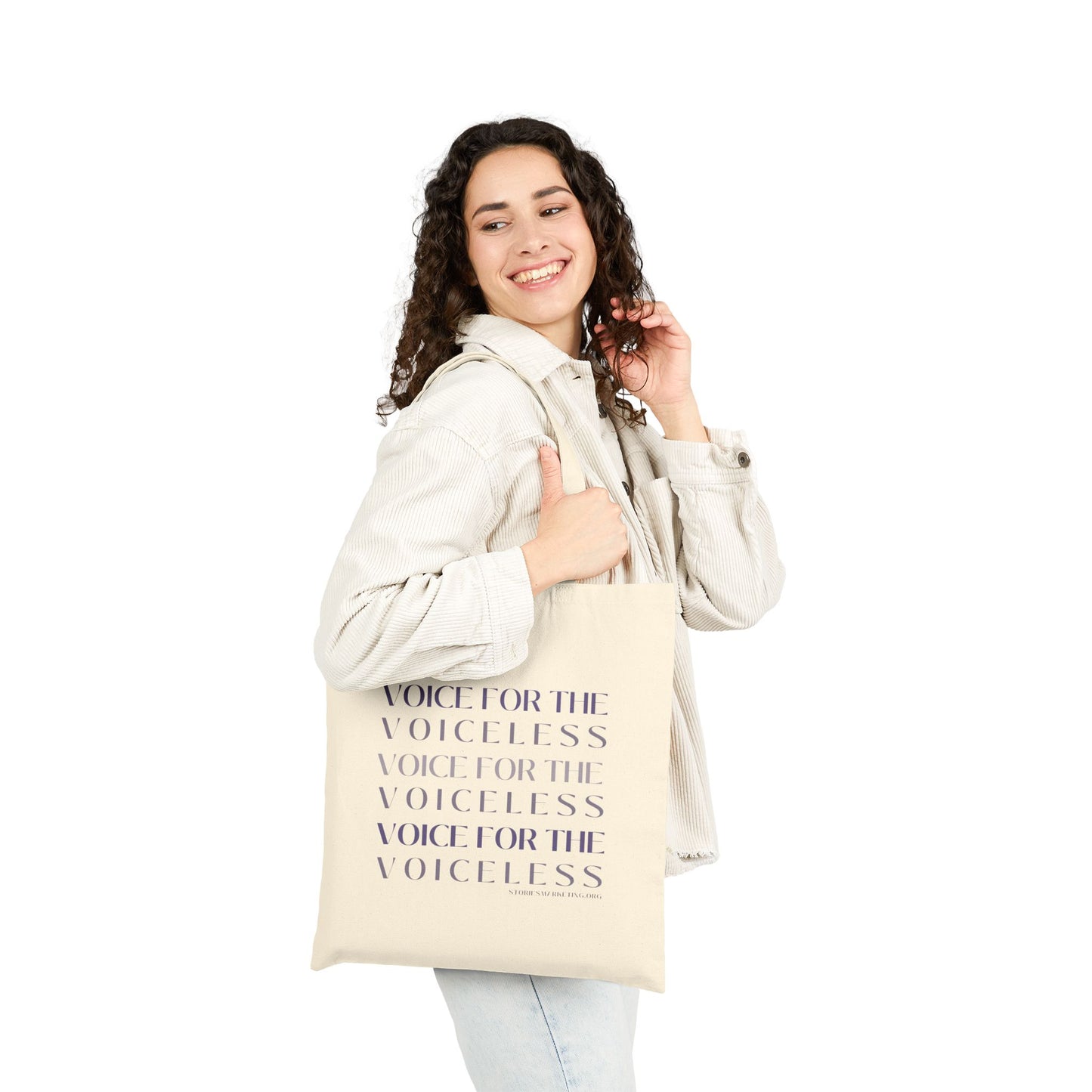 Voice for the Voiceless Tote Bag