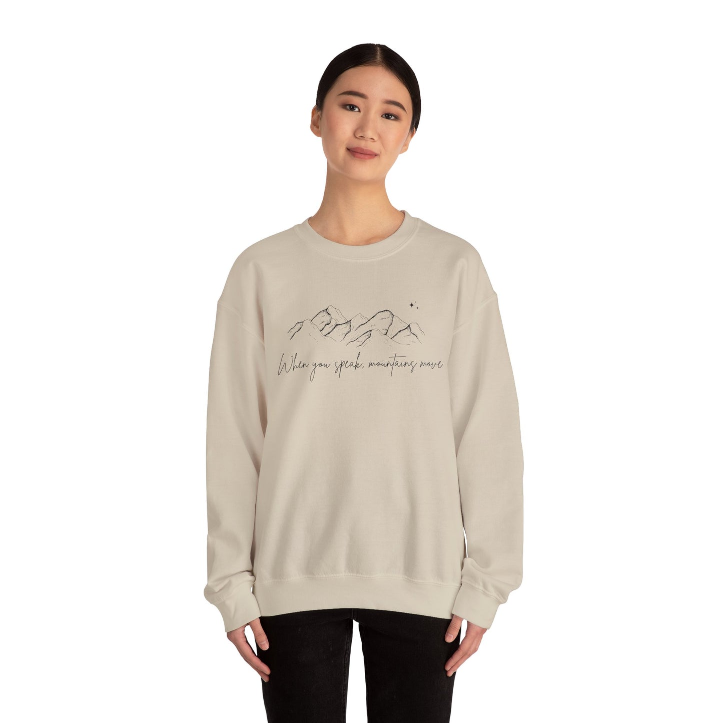 Move Mountains Crewneck Sweatshirt