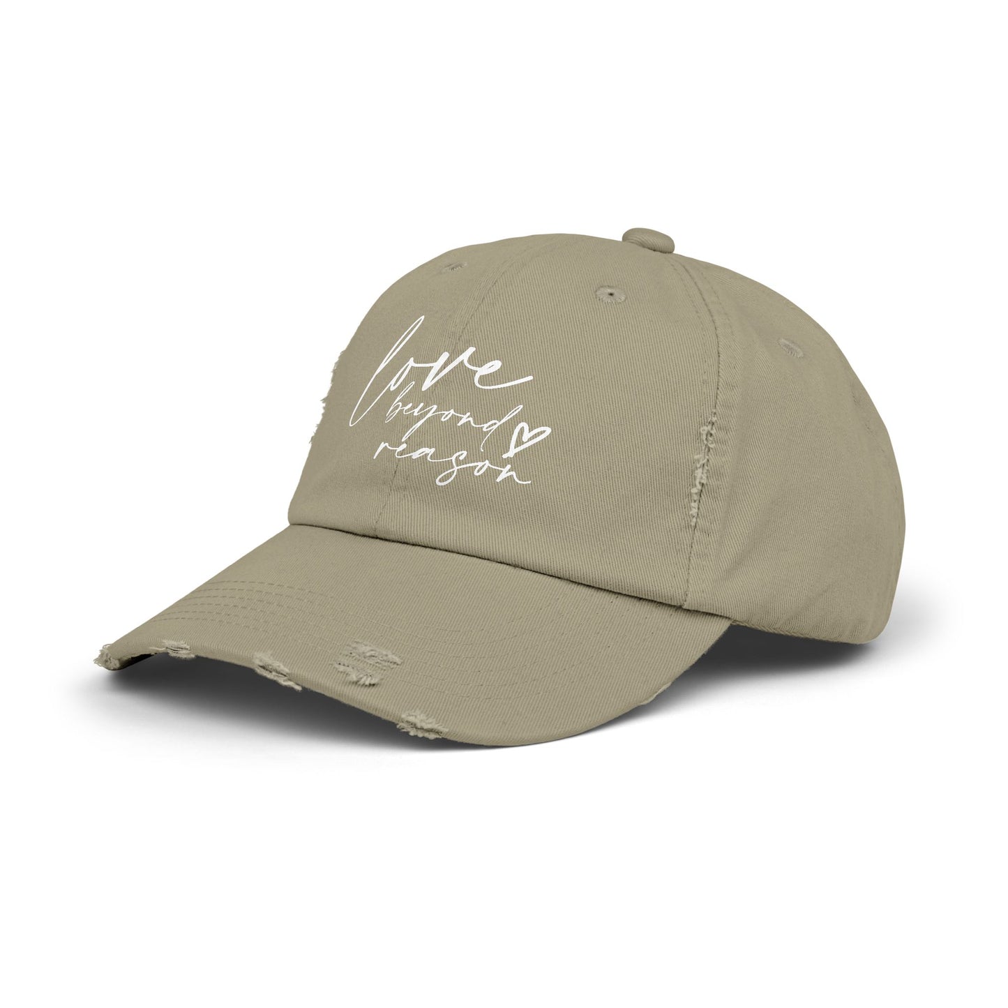Love Beyond Reason Distressed Cap