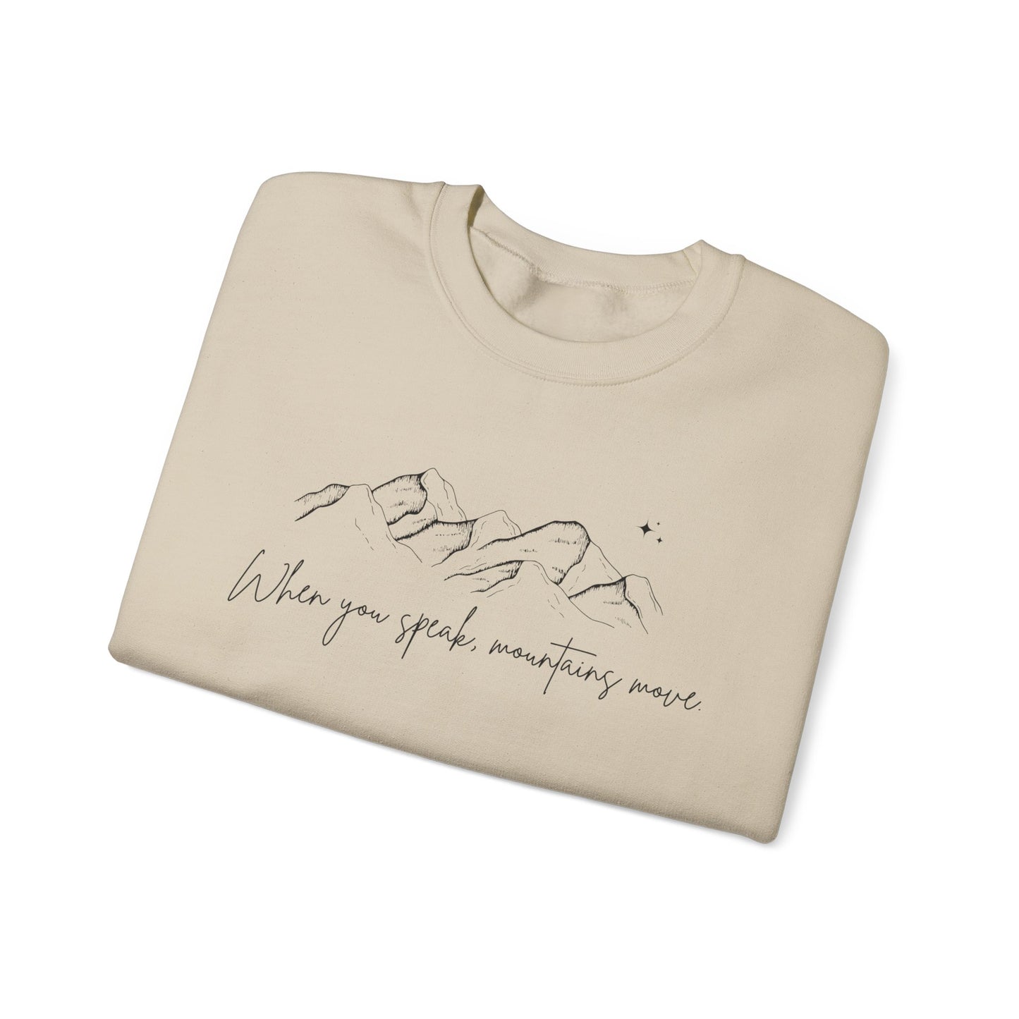 Move Mountains Crewneck Sweatshirt