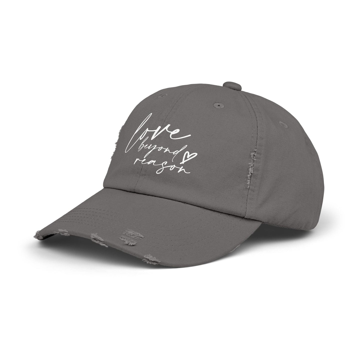 Love Beyond Reason Distressed Cap