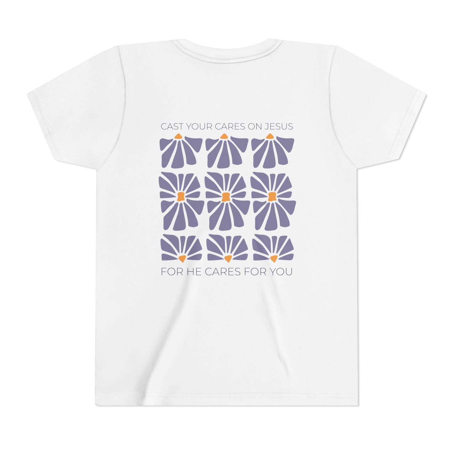 Cast Your Cares Youth Short Sleeve Tee