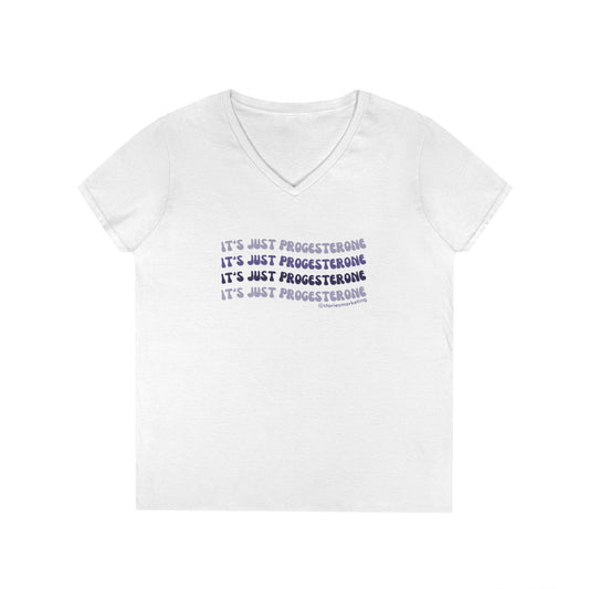 Progesterone V-Neck T-Shirt